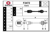 SNRA Antriebswelle - F2472