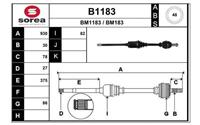 SNRA Antriebswelle - B1183