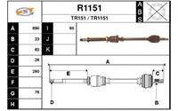 SNRA Antriebswelle - R1151