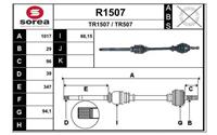 SNRA Antriebswelle - R1507