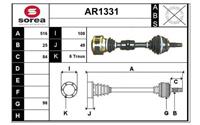 SNRA Antriebswelle - AR1331