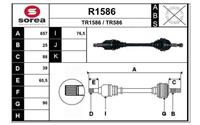 SNRA Antriebswelle - R1586