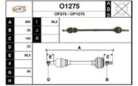 SNRA Antriebswelle - O1275