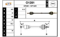 SNRA Antriebswelle - O1281