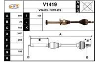 SNRA Antriebswelle - V1419