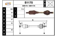 SNRA Antriebswelle - B1170