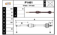 SNRA Antriebswelle - P1461