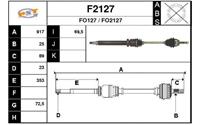 SNRA Antriebswelle - F2127