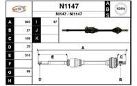 SNRA Antriebswelle - N1147