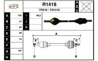 SNRA Antriebswelle - R1416