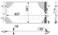 Mahle Original Kondensator, Klimaanlage  AC 4 000S