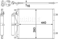 Mahle Original Kondensator, Klimaanlage  AC 445 000S