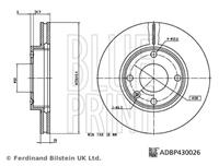 opel Remschijf ADBP430026