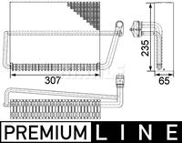 Mahle Original Verdampfer, Klimaanlage  AE 83 000P