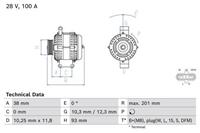 Bosch Generator  0 986 084 520