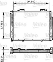 Valeo Kühler, Motorkühlung  735231