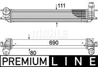 Mahle Original Ladeluftkühler  CI 155 000P