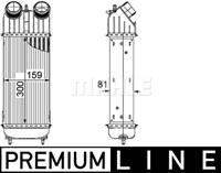 Mahle Original Ladeluftkühler  CI 172 000P