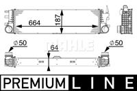 mahleoriginal Ladeluftkühler Mahle Original CI 180 000P