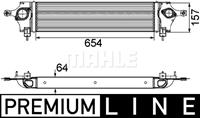 Mahle Original Ladeluftkühler  CI 200 000P