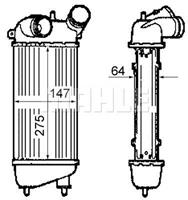 Mahle Original Ladeluftkühler  CI 309 000P