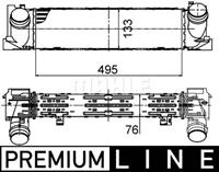 Mahle Original Ladeluftkühler  CI 393 000P