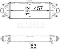 Mahle Original Ladeluftkühler  CI 438 000S