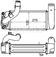 Mahle Original Ladeluftkühler  CI 461 000P