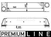 Mahle Original Ladeluftkühler  CI 75 000P