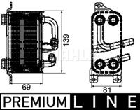 Mahle Original Ölkühler, Motoröl  CLC 66 000P