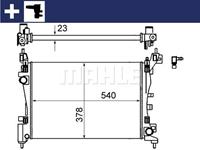 citroen Radiateur CR1121000S