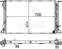 Mahle Original Kühler, Motorkühlung  CR 1134 000P