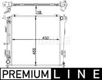 Mahle Original Kühler, Motorkühlung  CR 1404 000P