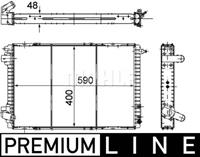 Mahle Original Kühler, Motorkühlung  CR 151 000P