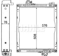 Radiator, motorkoeling MAHLE CR 217 000S