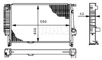 Mahle Original Kühler, Motorkühlung  CR 277 000S