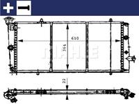 Mahle Original Kühler, Motorkühlung  CR 444 000S