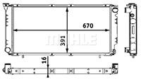 Mahle Original Kühler, Motorkühlung  CR 541 000S