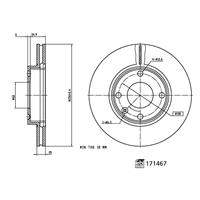 opel Remschijf 171467