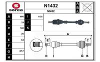 SNRA Antriebswelle - N1432