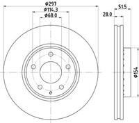 mazda Remschijf 8DD355126981