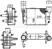 Mahle Original Ladeluftkühler  CI 381 000S