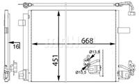 Mahle Original Kondensator, Klimaanlage  AC 774 000S