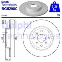 Remschijven DELPHI BG5298C, 2 stuks