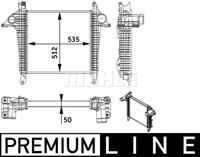 Mahle Original Ladeluftkühler  CI 136 000P