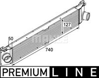 Mahle Original Ladeluftkühler  CI 157 000P