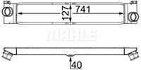 mahleoriginal Ladeluftkühler Mahle Original CI 157 000S