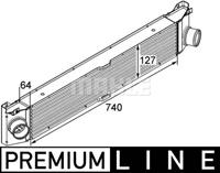 Mahle Original Ladeluftkühler  CI 158 000P