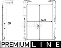 Ladeluftkühler BEHR MAHLE CI 177 000P