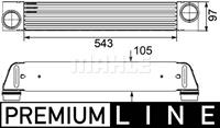 Mahle Original Ladeluftkühler  CI 189 000P